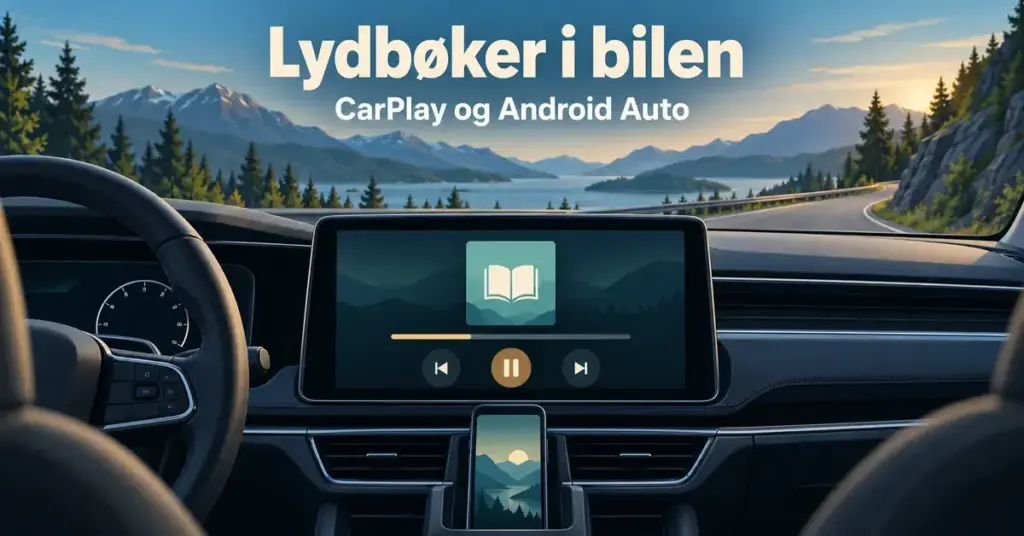 Lydbøker i bilen: slik lytter du med CarPlay og Android Auto